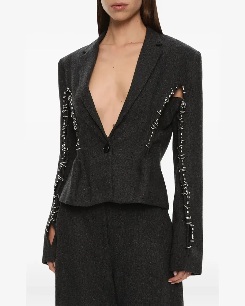 Christopher Esber Palmas Blazer - Grau Grau