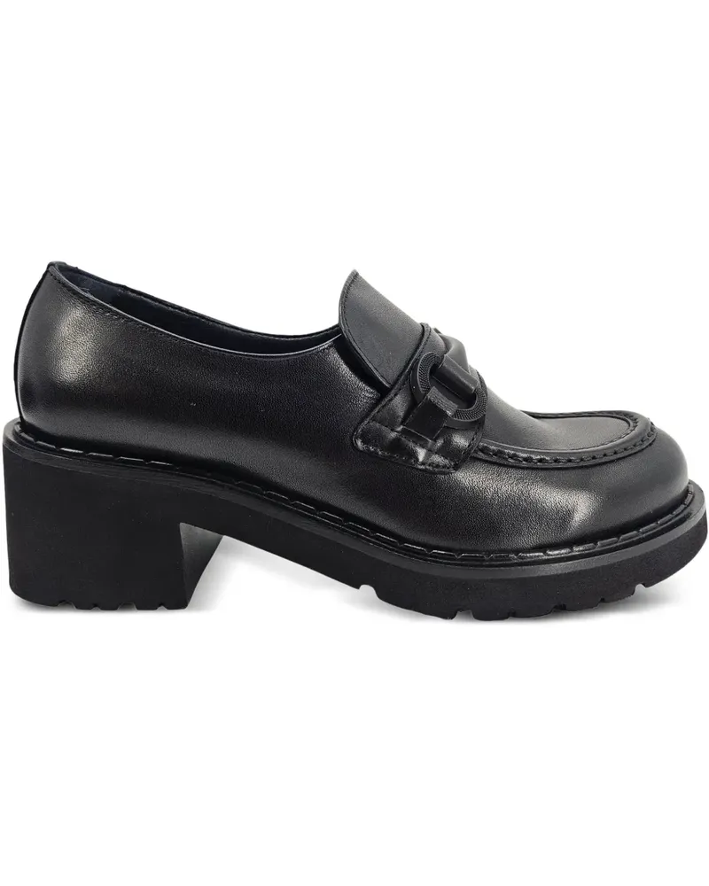 MADISON.MAISON Loafer mit Schnallendetail - Schwarz Schwarz