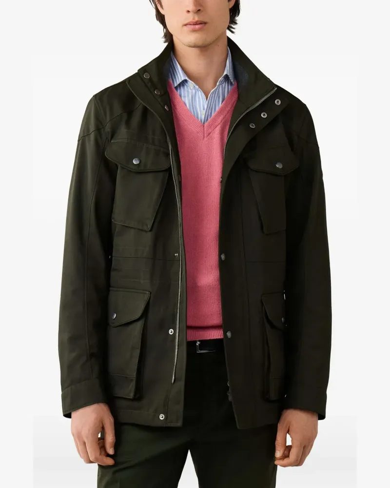 Hackett Velospeed Jacke mit Tasche - Grün Grün