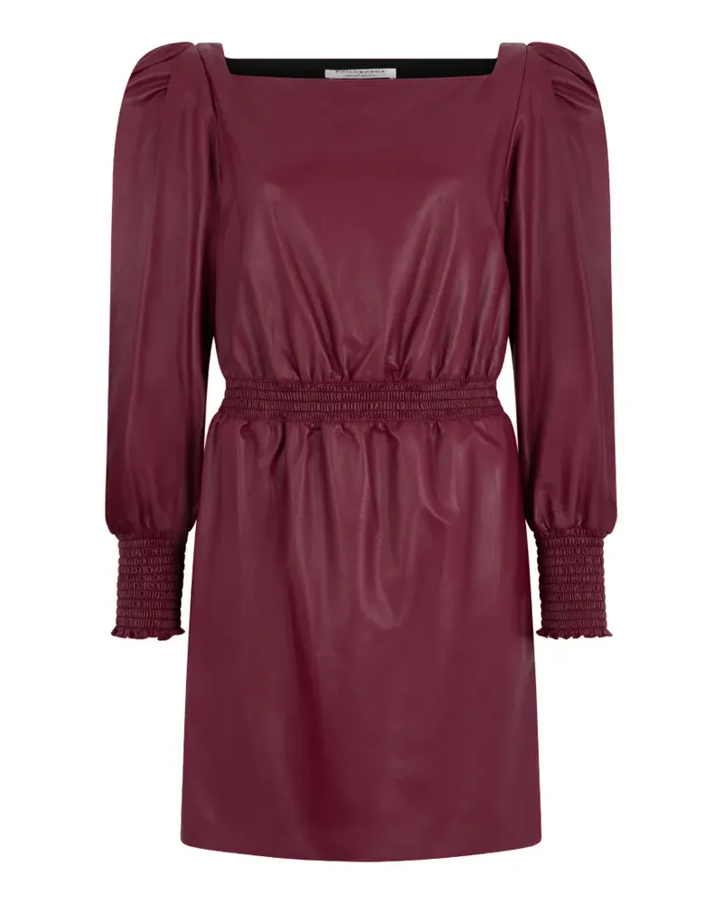 Philosophy Di Lorenzo Serafini puffed-sleeve midi dress - Rot Rot