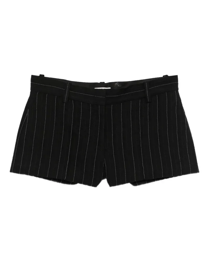 Isabel Marant Shorts mit Nadelstreifen - Schwarz Schwarz