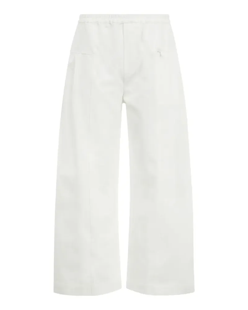 Deiji Studios pleated palazzo pants - Weiß Weiß