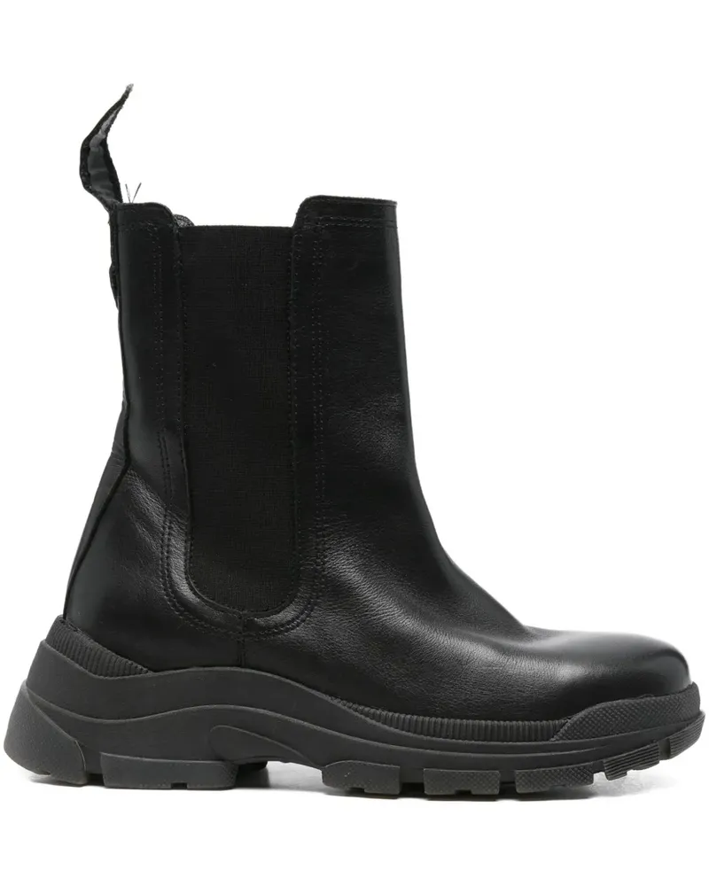 Marc O'Polo Klassische Chelsea-Boots - Schwarz Schwarz