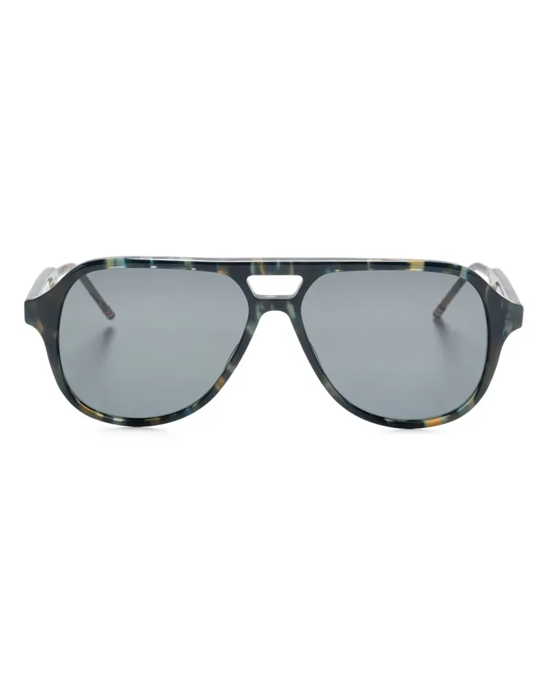 Thom Browne Getönte Pilotenbrille - Blau Blau