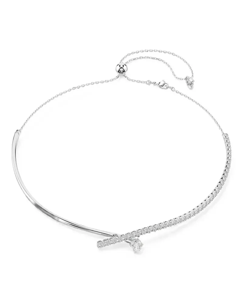 Swarovski Halskette mit Kristallen - Silber Silber