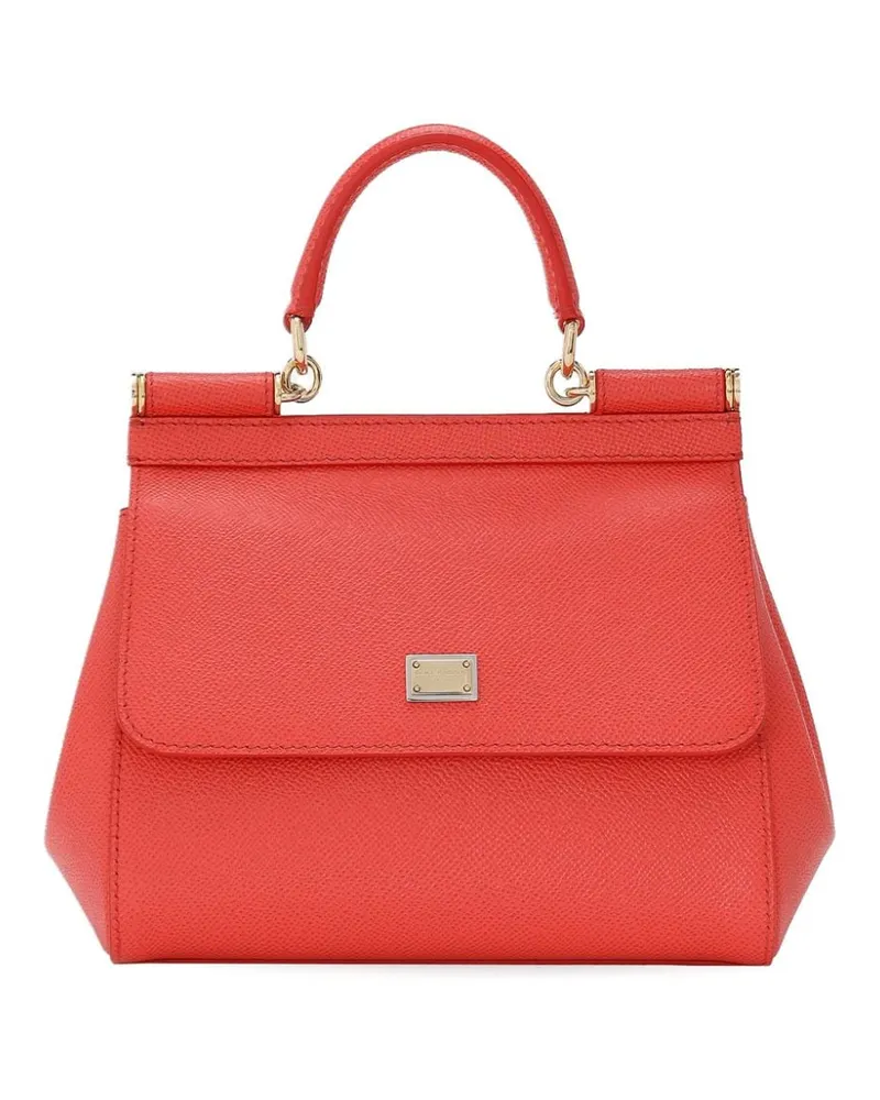 Dolce & Gabbana Mittelgroße Sicily Handtasche - Orange Orange