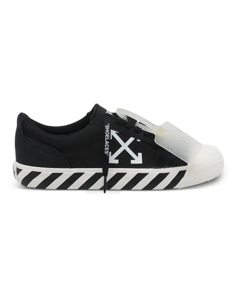 OFF-WHITE Vulcanized Undercut logo-striped sneakers - Schwarz Schwarz
