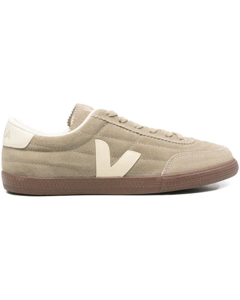 VEJA logo-print sneakers - Nude Nude