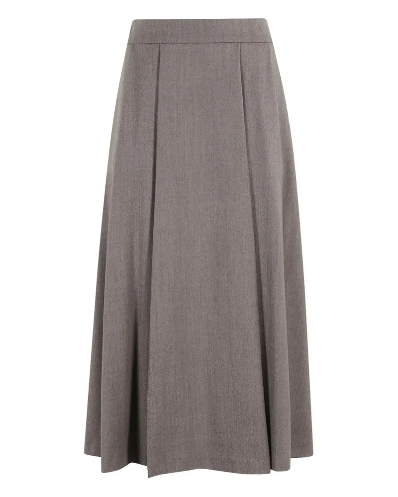 KILTIE pleated a-line skirt - Grau Grau