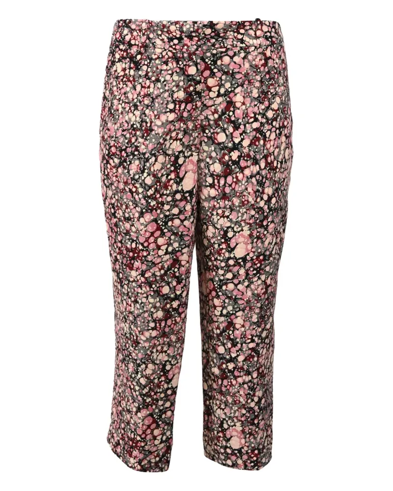 Victoria Beckham Hose mit Print - Schwarz Schwarz