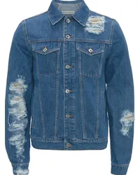 J.W.Anderson Jeansjacke in Distressed-Optik Blau