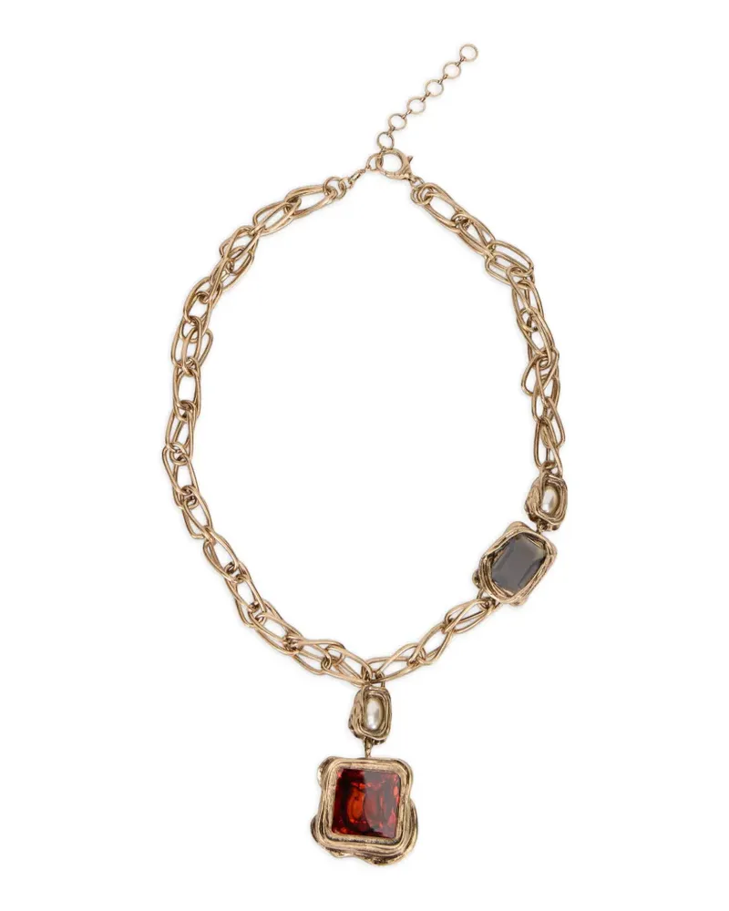 Max Mara Verzierte Halskette - Gold Gold