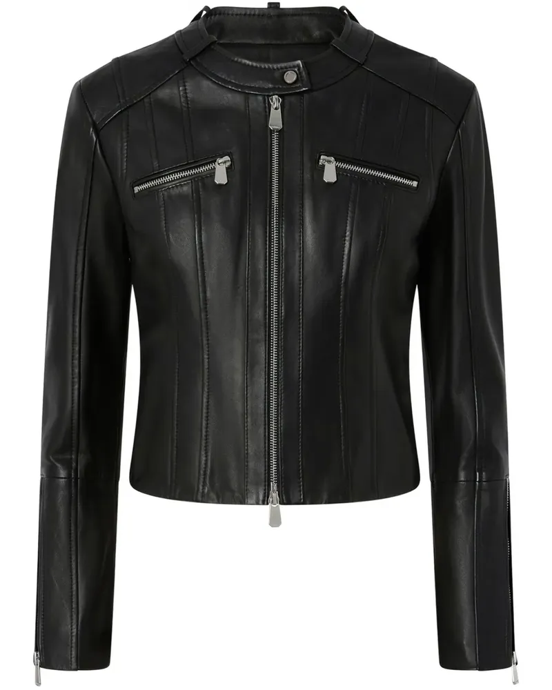 Pinko Cropped-Jacke - Schwarz Schwarz