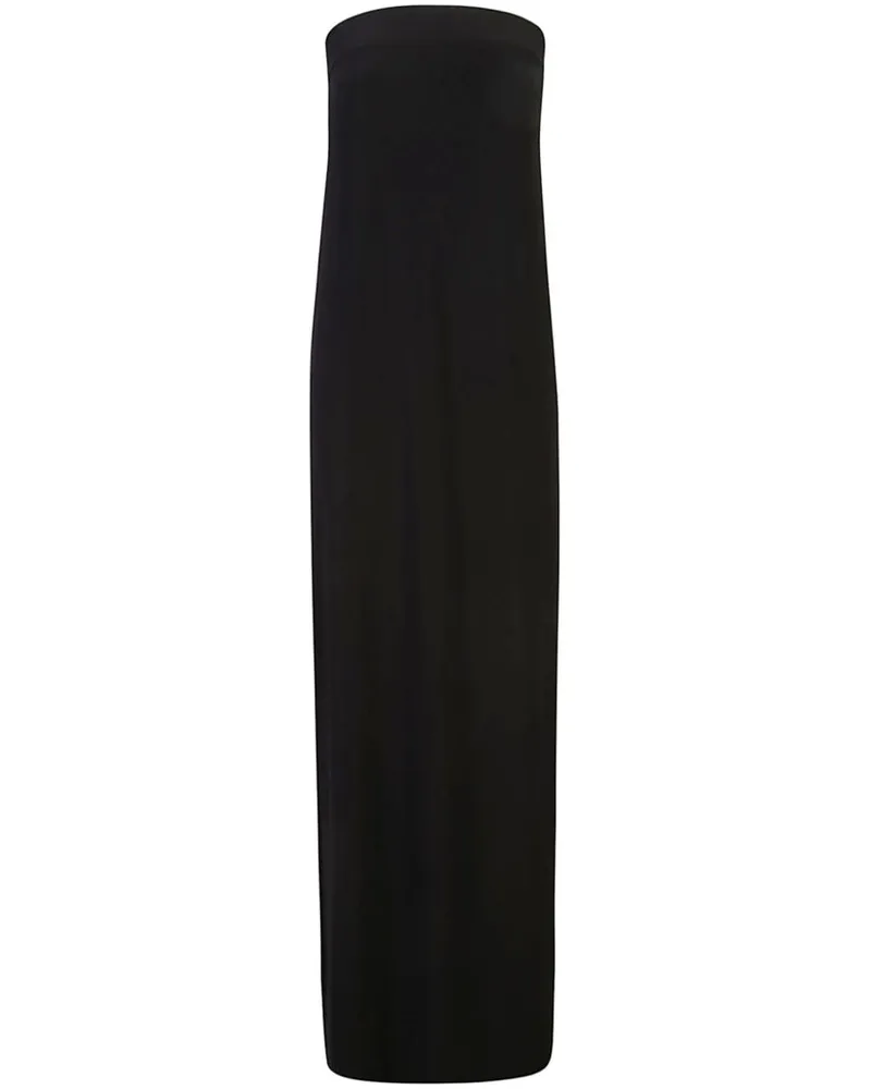 Norma Kamali Schulterfreies Maxikleid - Schwarz Schwarz