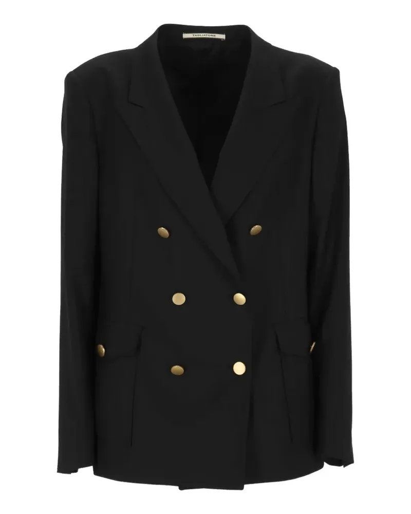 Tagliatore Doppelreihiger Blazer - Schwarz Schwarz