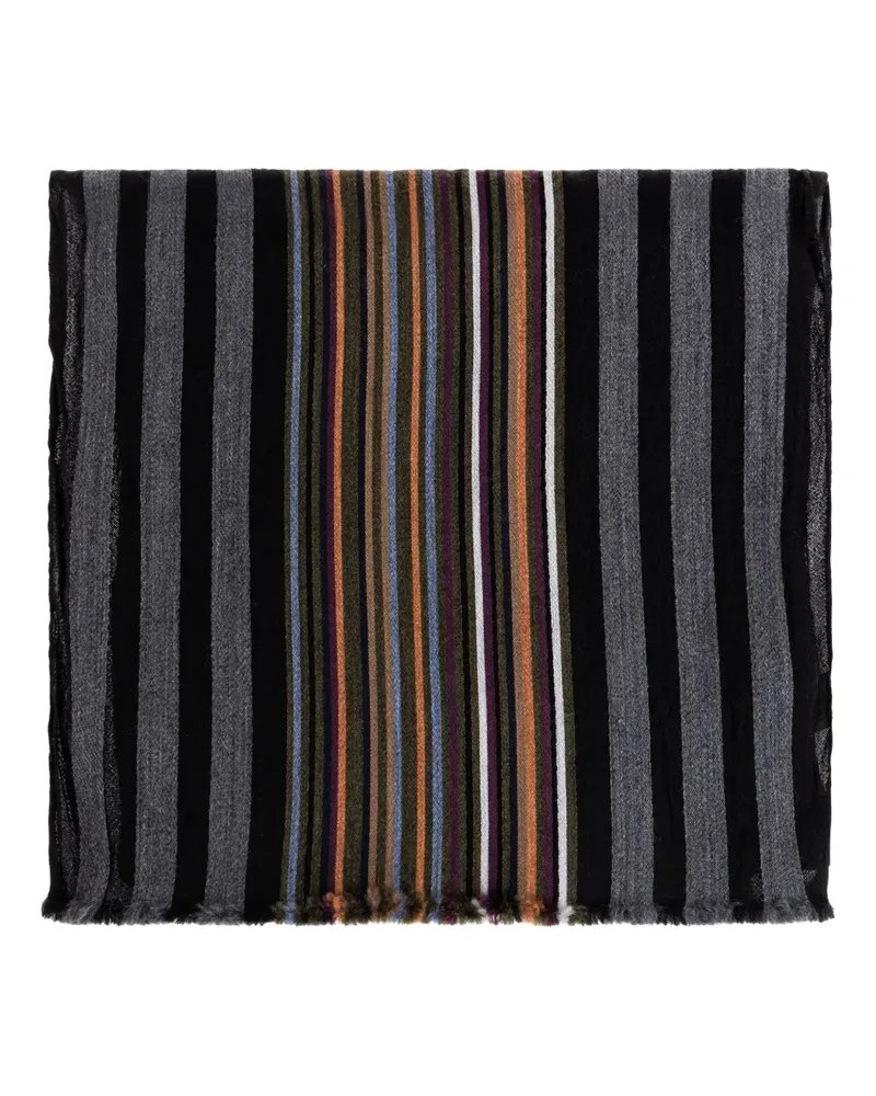 Paul Smith striped scarf - Grau Grau