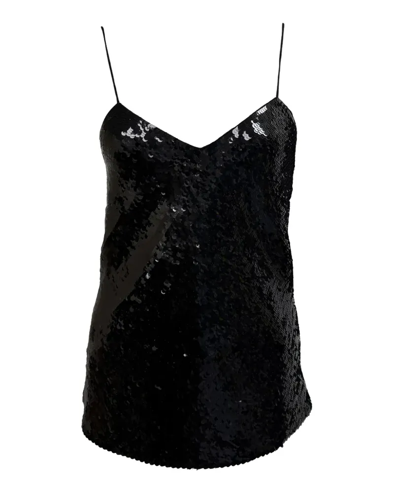 IRO Erna sequined camisole top - Schwarz Schwarz