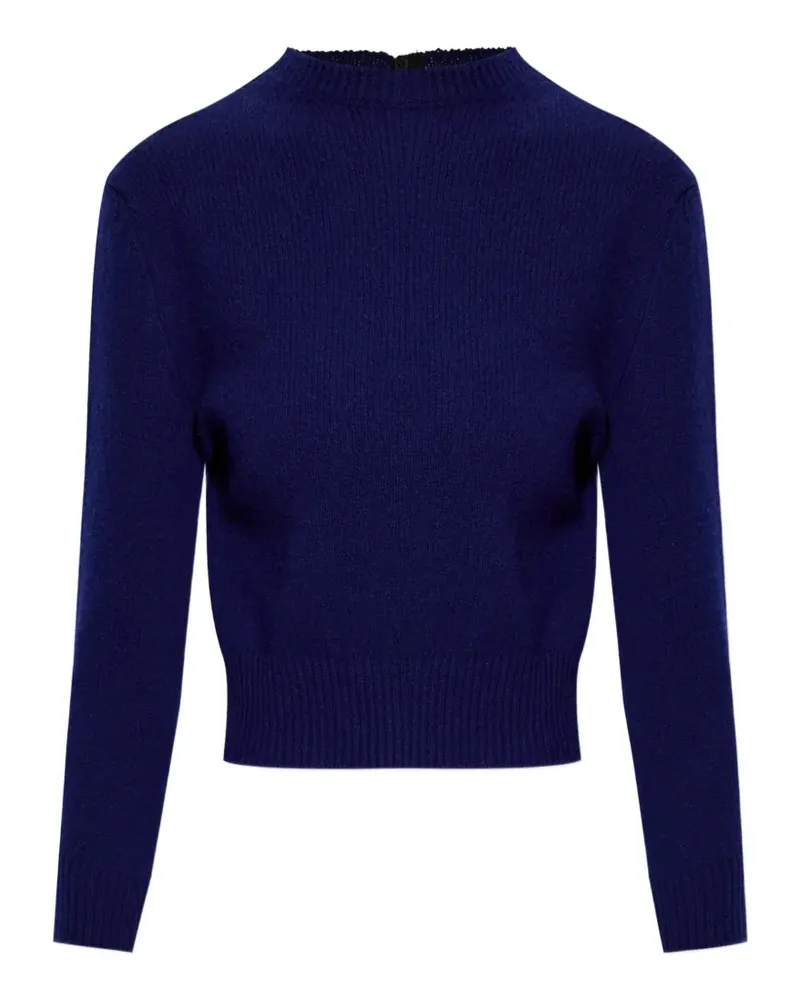 Jil Sander cropped sweater - Blau Blau