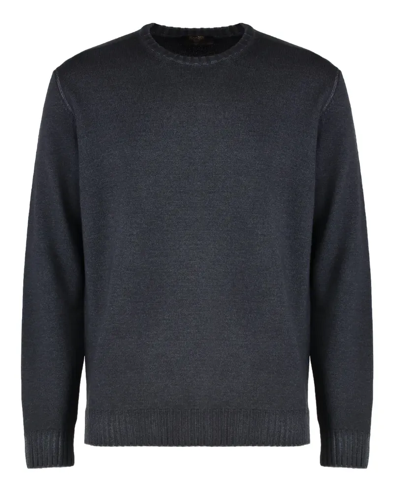 MOORER Pullover mit rundem Ausschnitt - Grau Grau