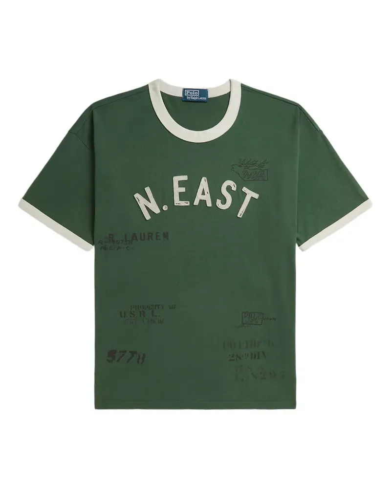 Ralph Lauren T-Shirt mit grafischem Print - Grün Grün