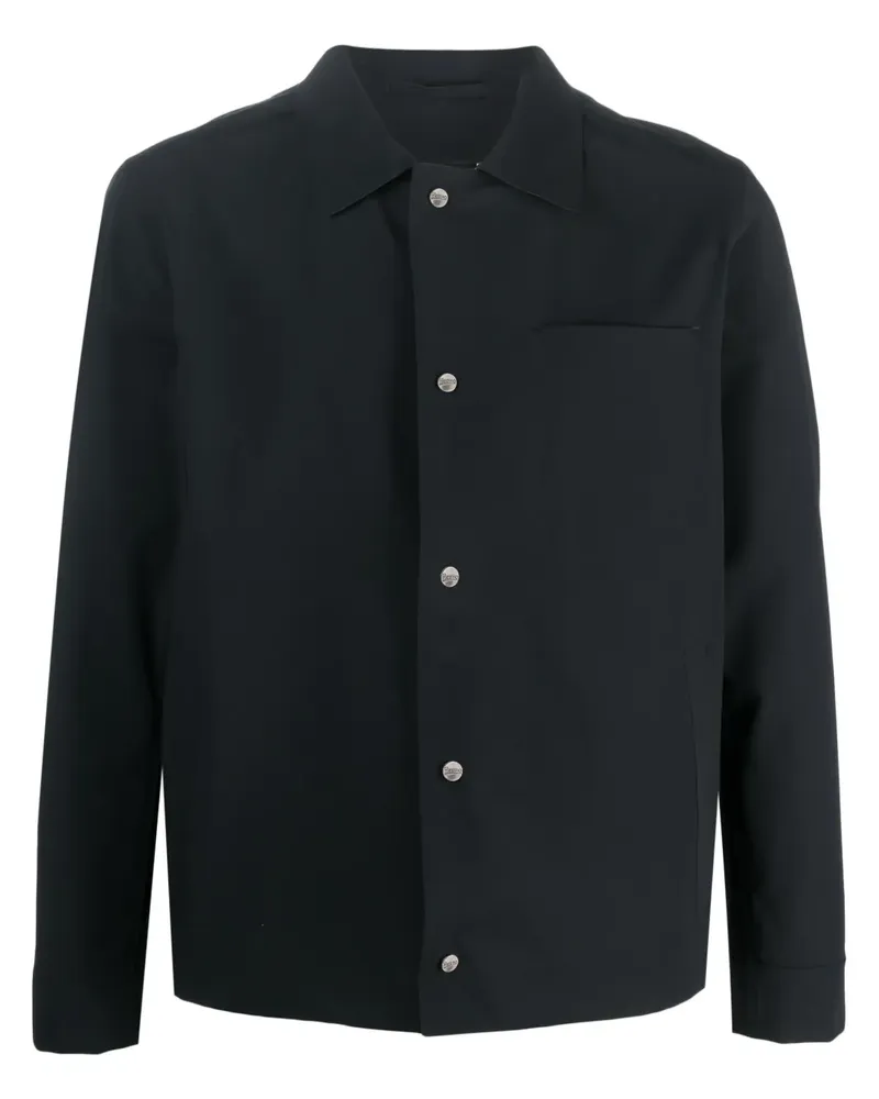 Herno Klassische Hemdjacke - Schwarz Schwarz