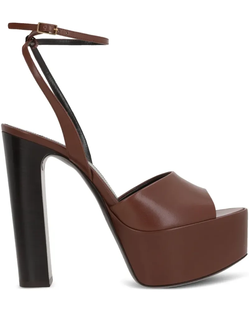 Saint Laurent Jodie Sandalen 125mm - Braun Braun