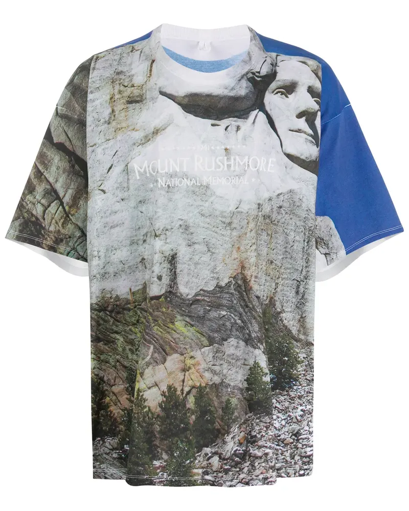 Doublet Rushmore' T-Shirt - Grau Grau