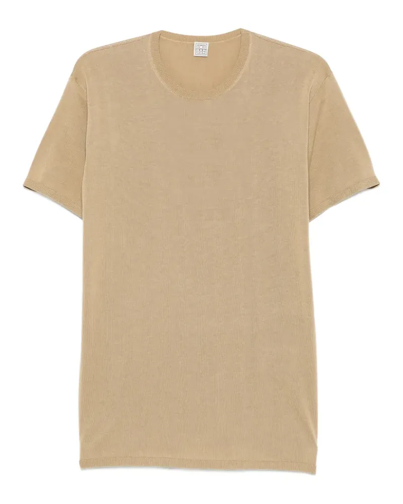 Totême short-sleeves T-shirt - Nude Nude