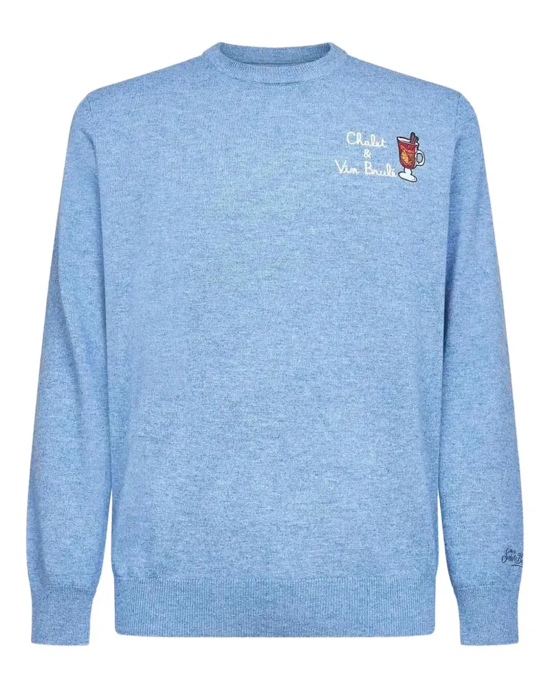 MC2 Saint Barth Pullover mit Stickerei - Blau Blau