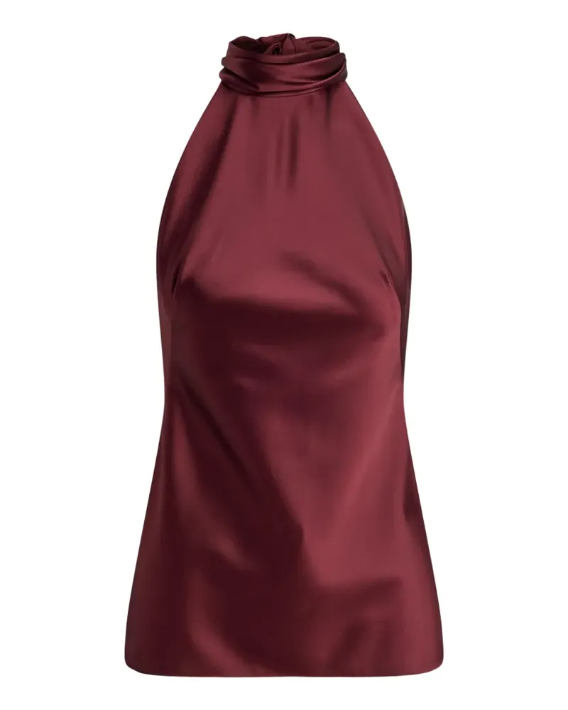 Ralph Lauren Chilton Neckholder-Top - Rot Rot