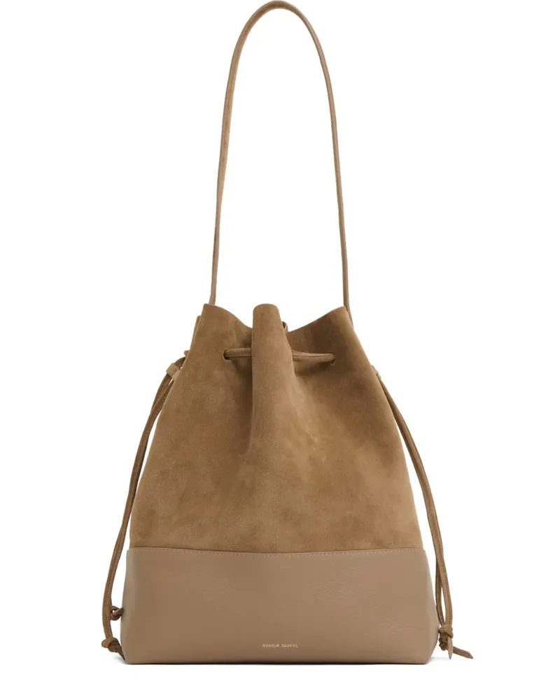 Mansur Gavriel Cabas Beuteltasche mit Kordelzug - Braun Braun