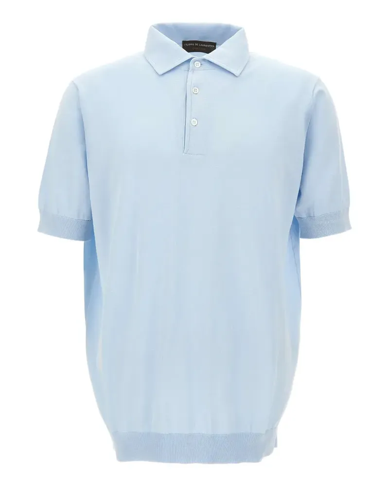 Filippo de Laurentiis Kurzärmeliges Poloshirt - Blau Blau