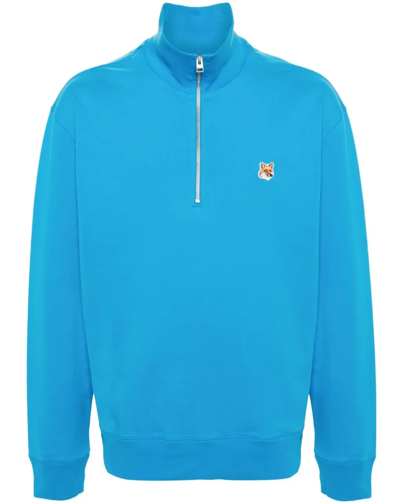 Kitsuné Fox Head Sweatshirt - Blau Blau