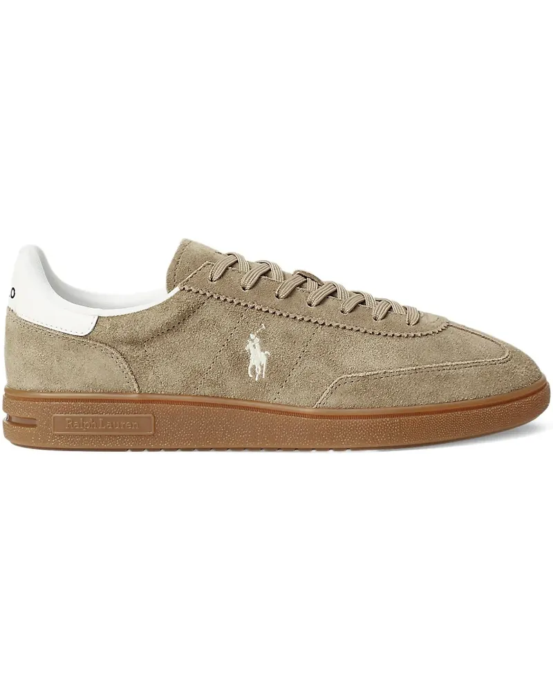 Ralph Lauren Sneakers aus Wildleder - Nude Nude