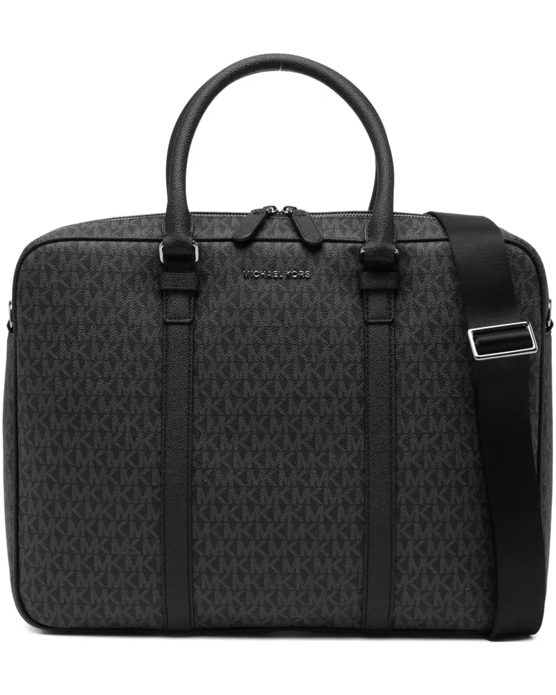Michael Kors Aktentasche mit Monogramm - Schwarz Schwarz
