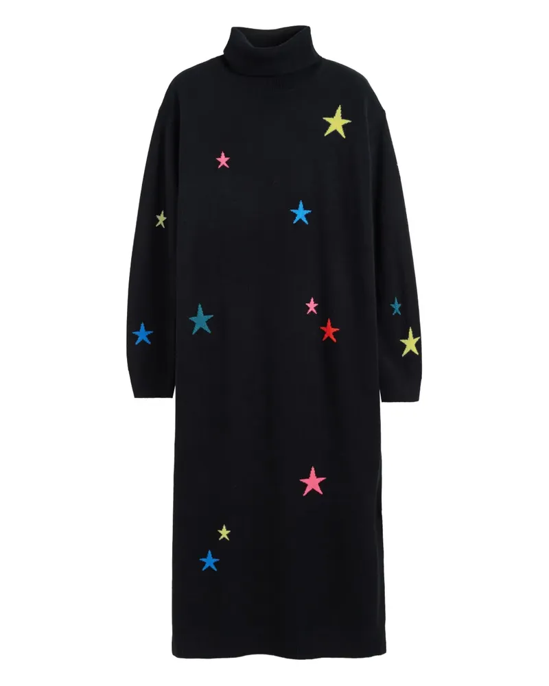 Chinti & Parker Kleid mit Sternmuster - Schwarz Schwarz