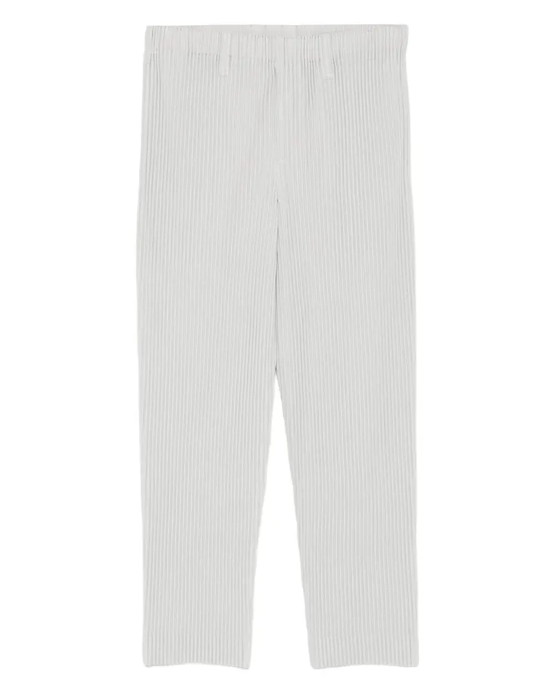 Issey Miyake Plissierte Hose mit Stretchbund - Grau Grau