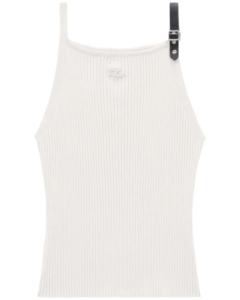 Courrèges Top mit Schnalle - Rosa Rosa