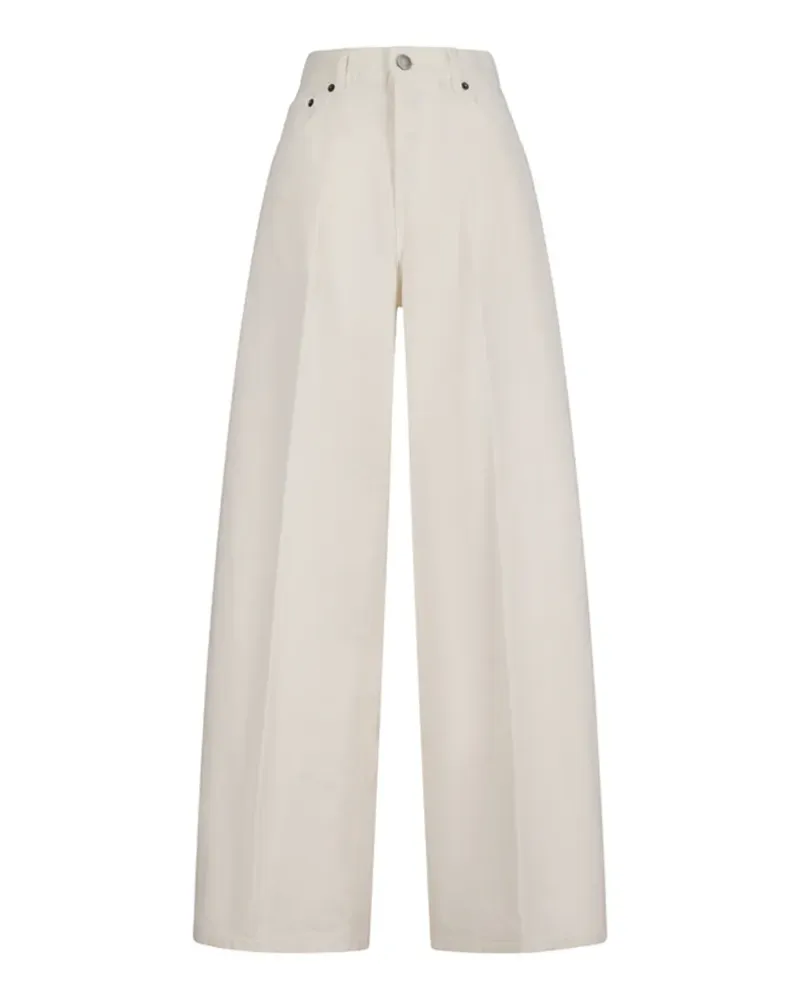 Haikure Jeans mit weitem Bein - Nude Nude