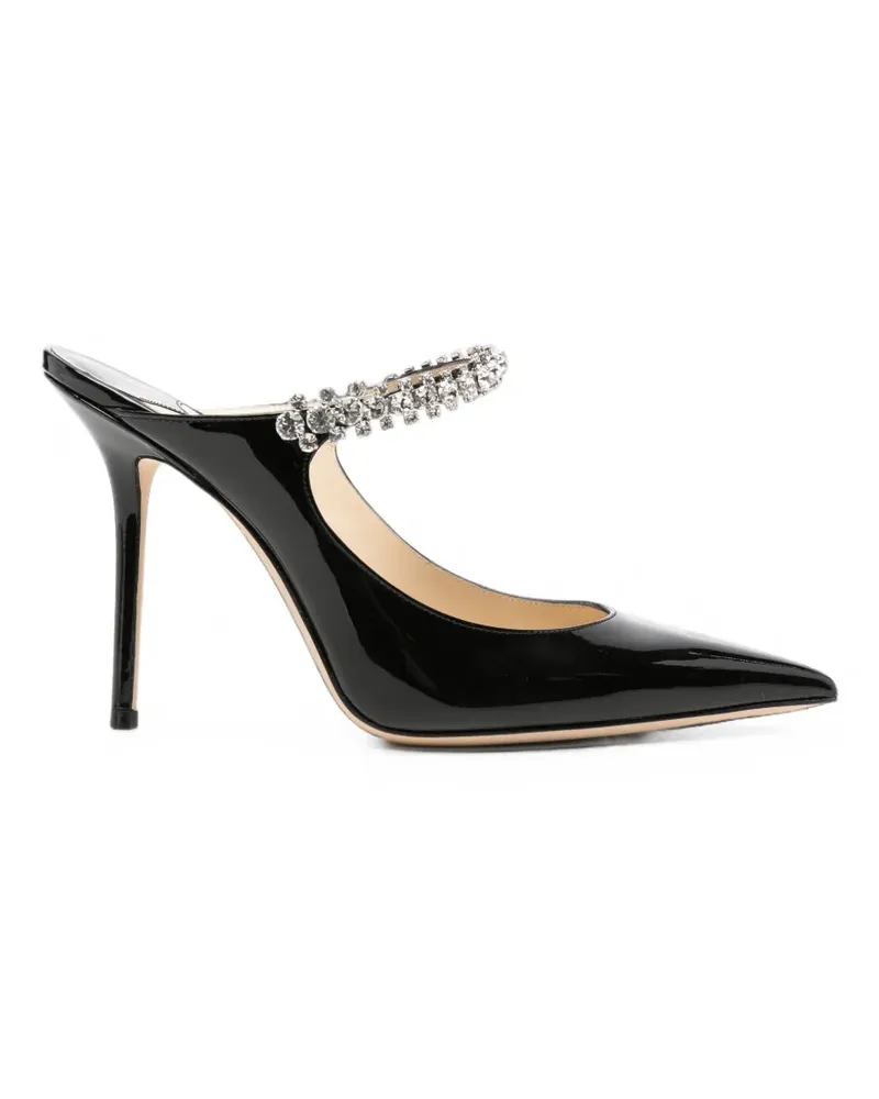 Jimmy Choo Mules mit Kristallen - Schwarz Schwarz