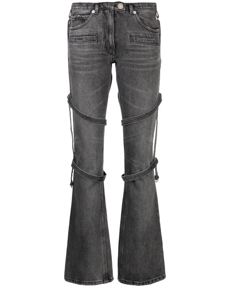 Courrèges Ausgestellte Jeans - Grau Grau