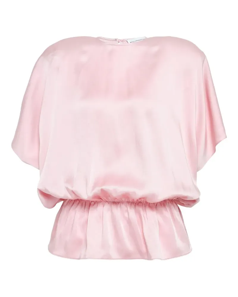 Stella McCartney Klassische Satinbluse - Rosa Rosa