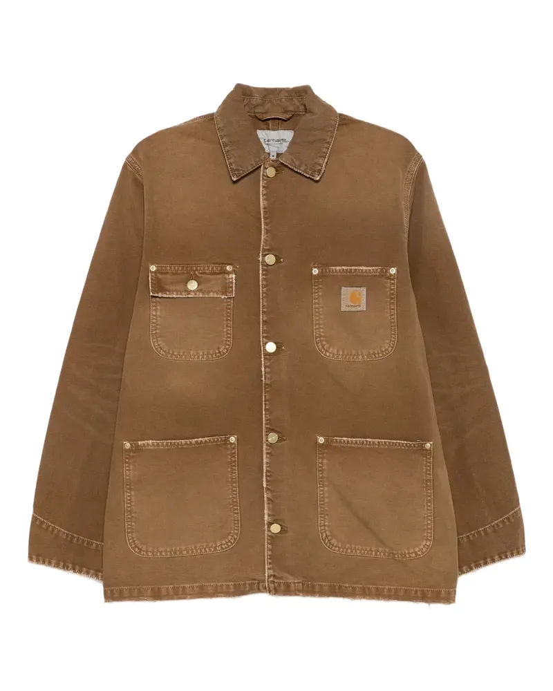 Carhartt WIP Chore Jacke mit Logo-Patch - Braun Braun