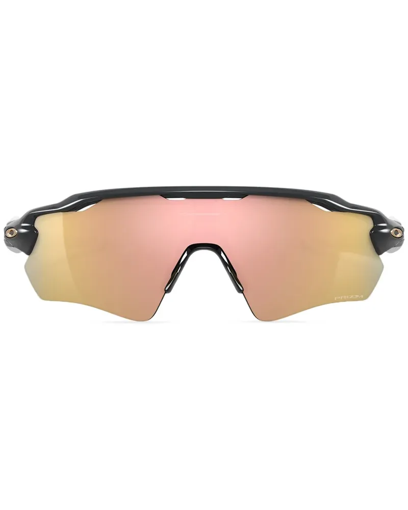 Oakley Radar EV Path Sonnenbrille mit Shield-Gestell - Schwarz Schwarz