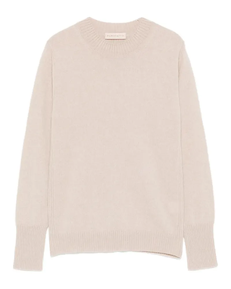 Purotatto crew neck sweater - Nude Nude