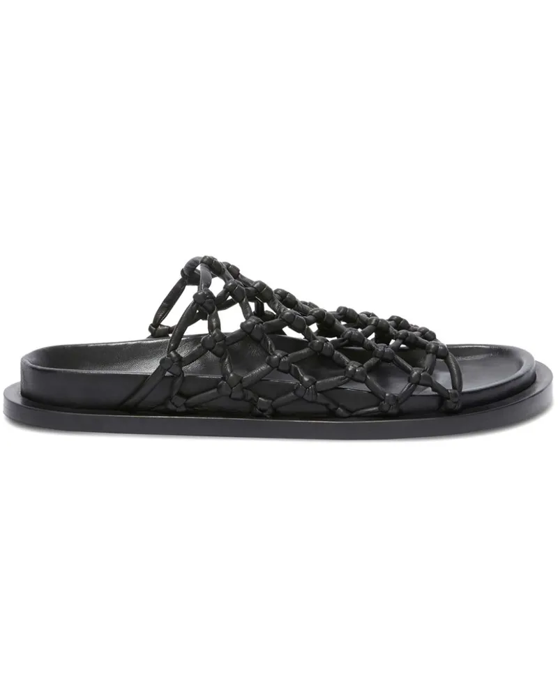 Jil Sander Sandalen aus Mesh - Schwarz Schwarz