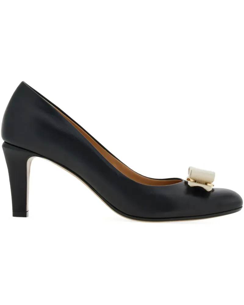 Ferragamo Vara Pumps 70mm - Schwarz Schwarz