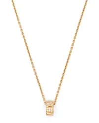 Loyal.e Paris 18kt Gelbgoldhalskette mit Diamanten Gold