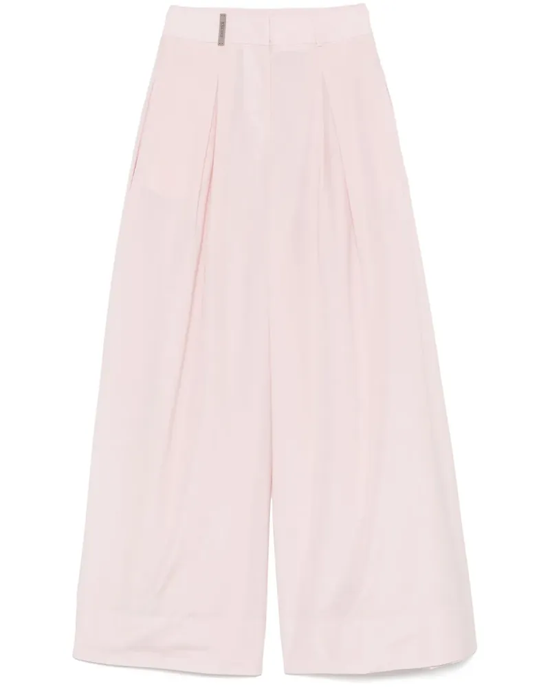 Peserico Palazzohose aus Popeline - Rosa Rosa