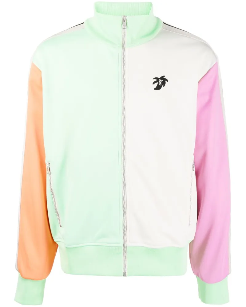 Palm Angels Sportjacke in Colour-Block-Optik - Grün Grün
